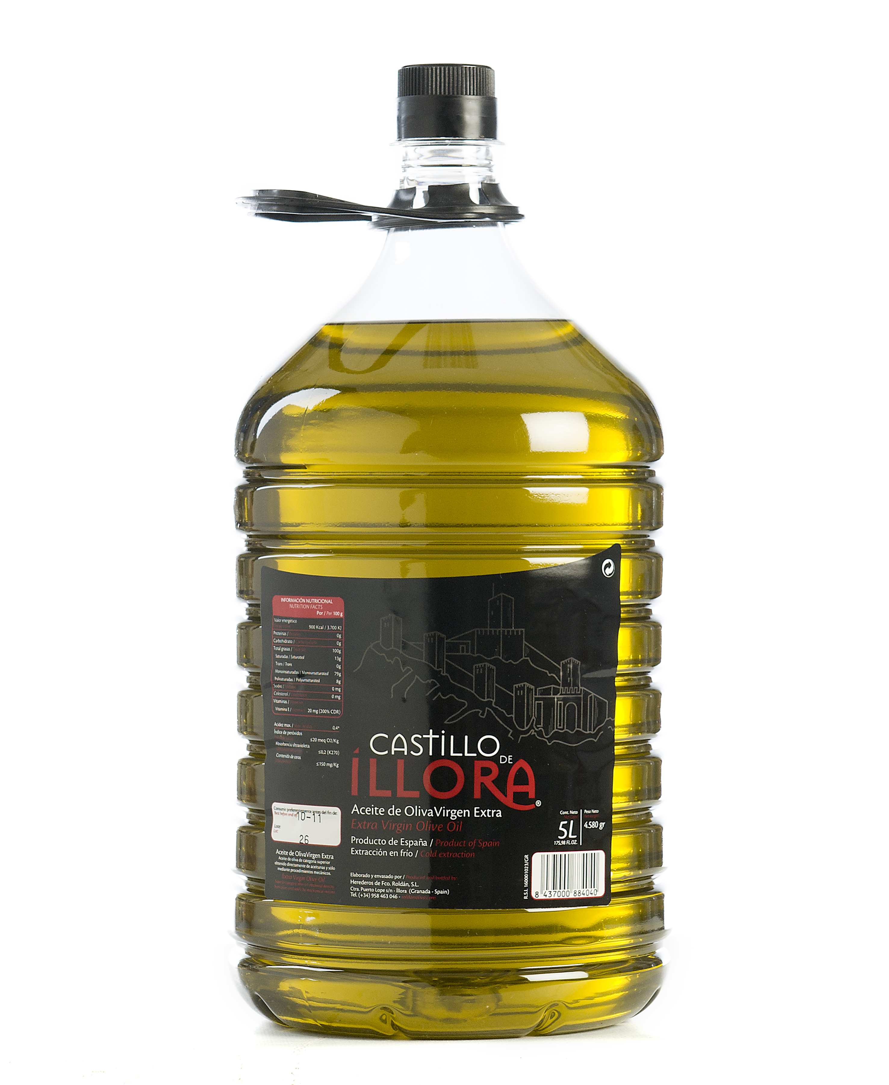 Huile d'olive extra vierge 5L. - Aceites Morales